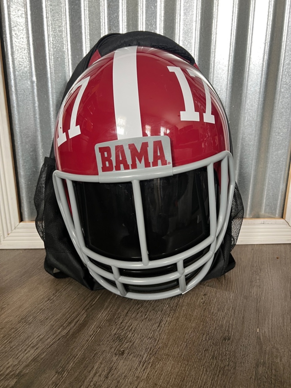 NEW Alabama Crimson Tide Red Football Helmet backpack